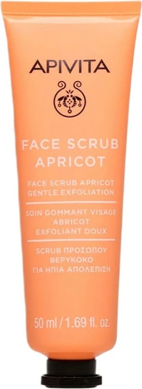 Scrub fytyre për femra Apivita Apricot Face Scrub 50ml