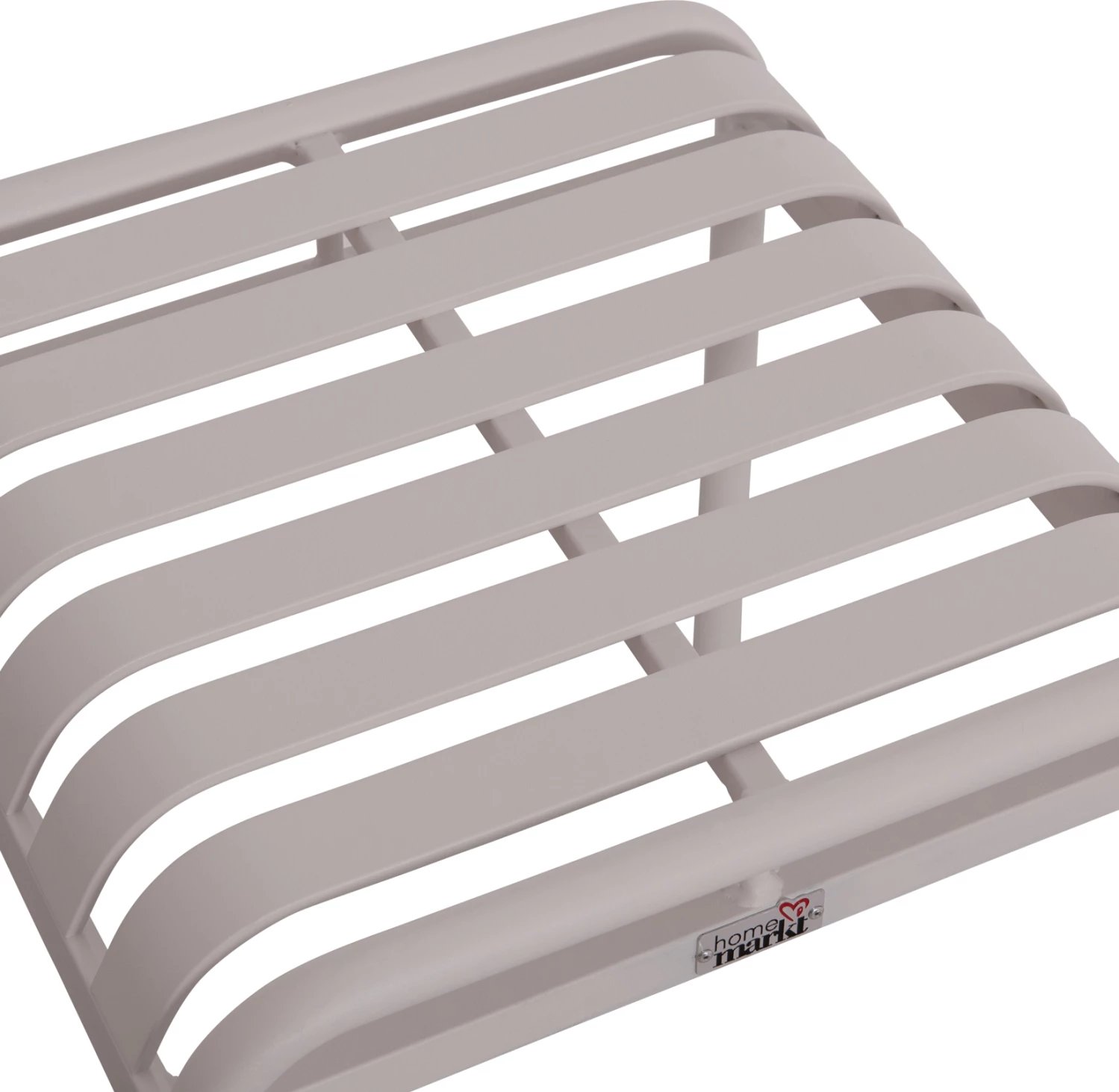 Stool i shkurtër alumini RACHEL, ngjyrë e bardhë, FH6340.02, 45x45x46cm