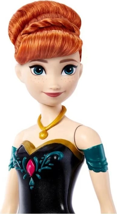 Kukull Anna Frozen Mattel JDX53 me muzikë, për vajza