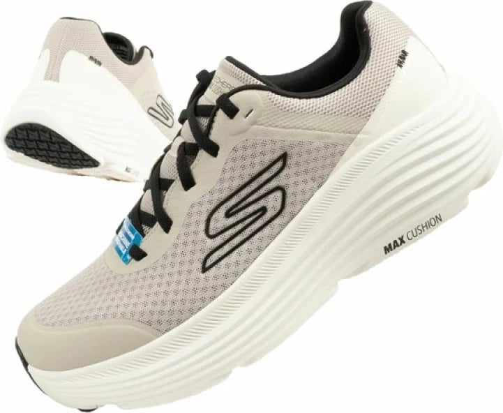 Atlete për meshkuj Skechers, të bardha/krem