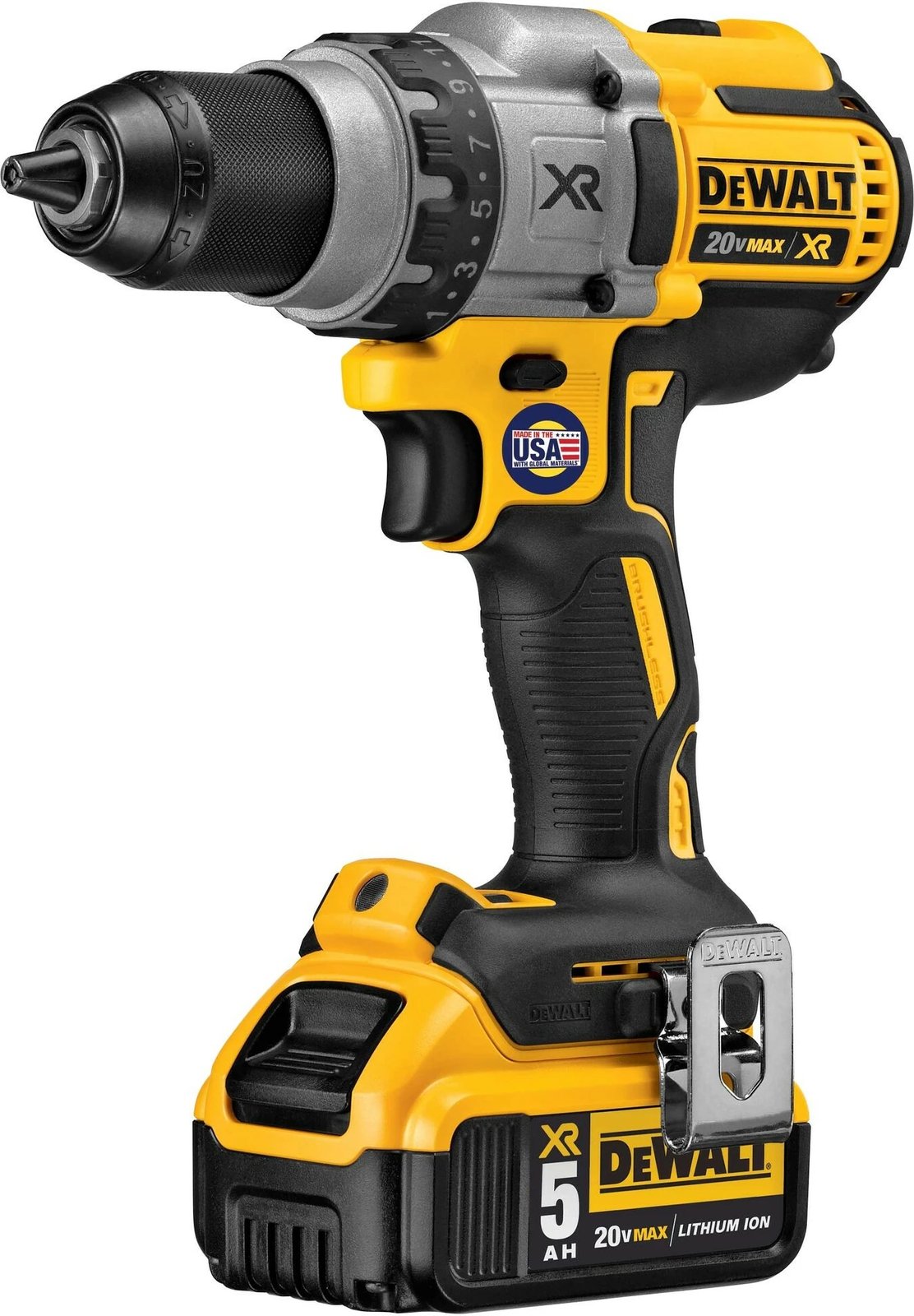 Vidashkruese DeWALT XR 18V 5Ah, verdhë/zezë