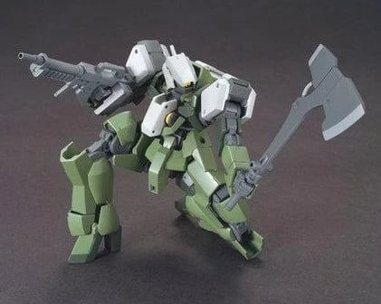 Model plastik Bandai HG 1/144 Graze Custom, koleksion, jeshile