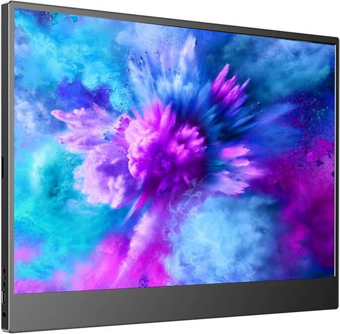 Monitor portativ Uperfect USetup E7, 15.6", 1920x1080, 60Hz, me prekje, me altoparlantë, i zi