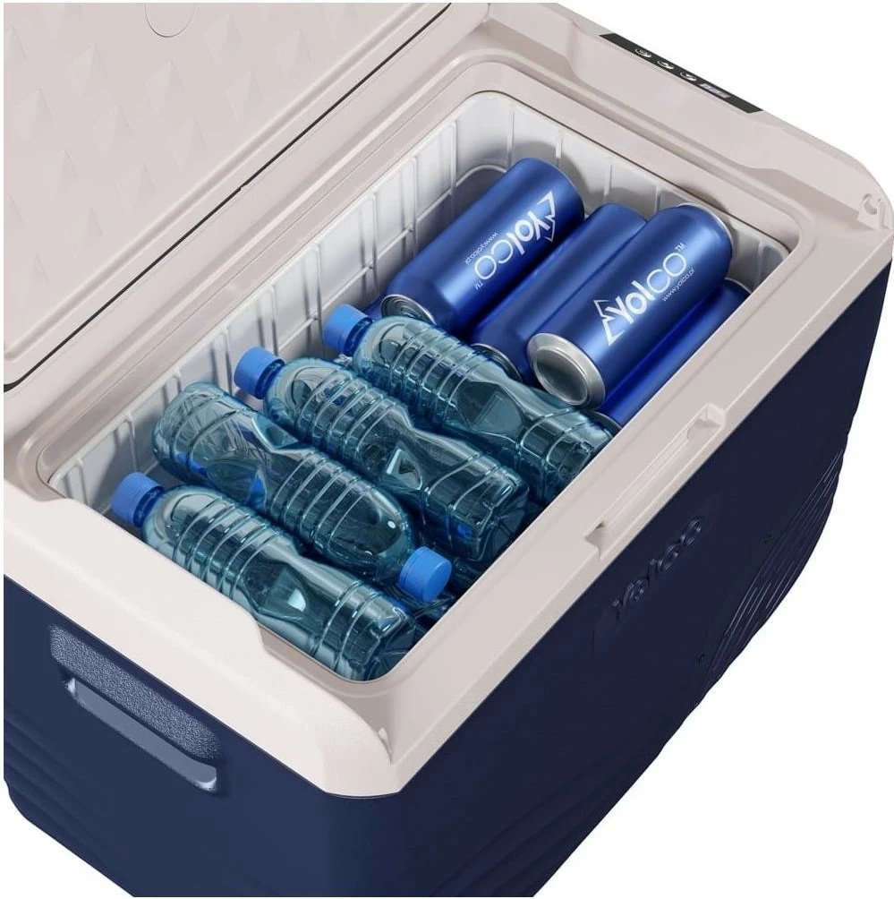 Frigorifer turistik Yolco NX 40 BT, 37L, Bluetooth, ngjyrë kaltër