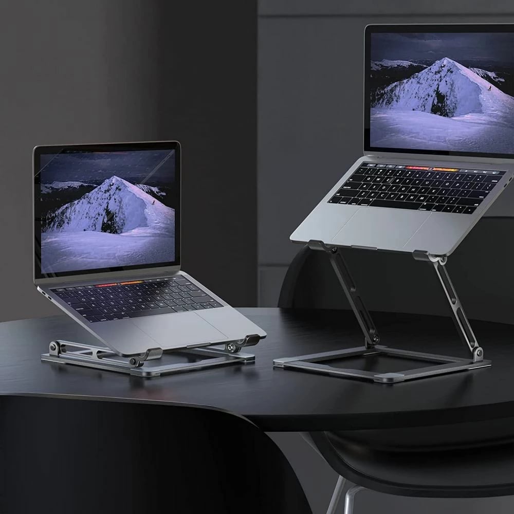 Mbajtëse laptopi Tech-Protect ULS400, deri 17", alumini, gri
