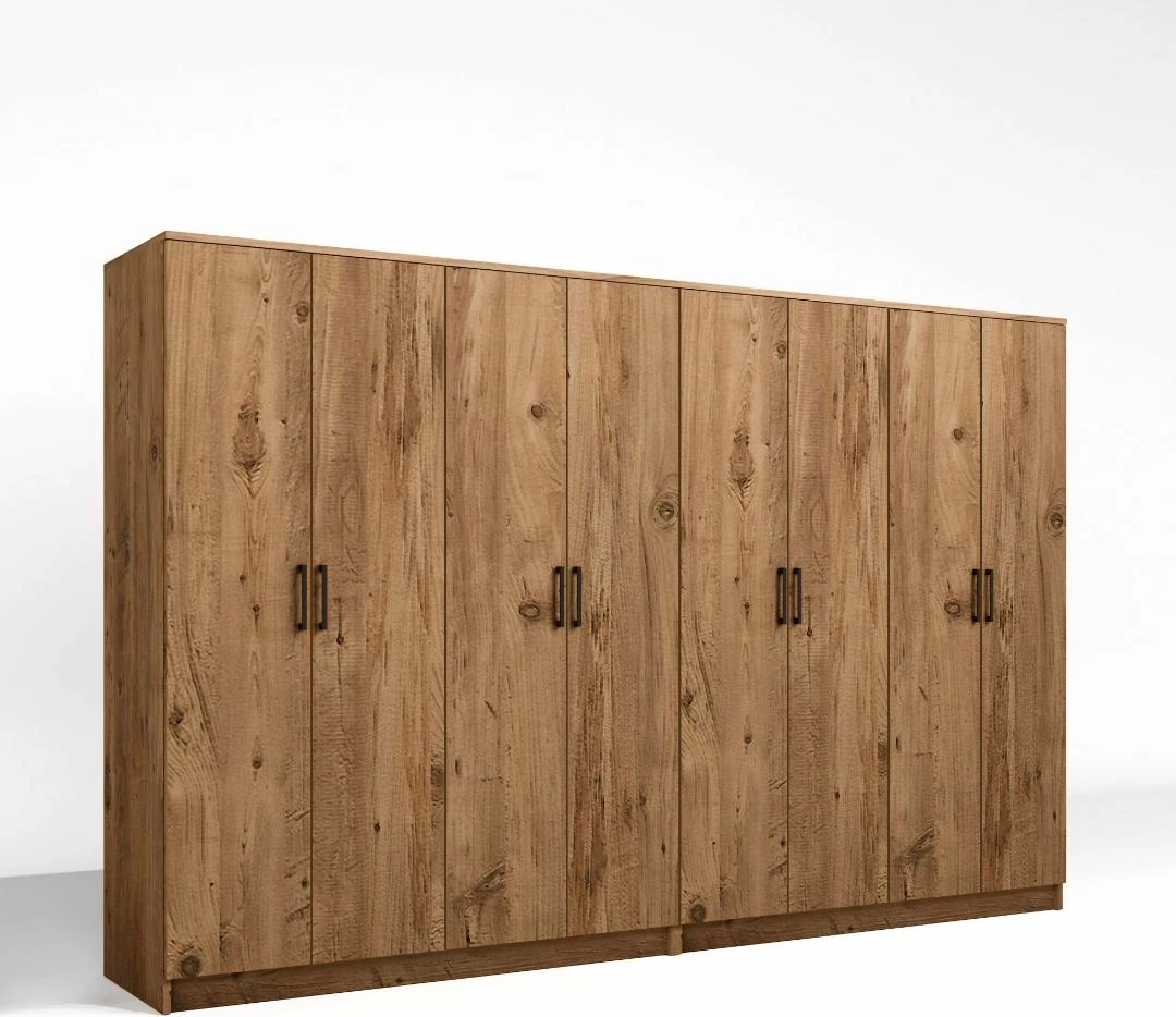 Dollap garderobe, ngjyrë Atlantic Pine, Skye Decor, 280x180x51.8 cm