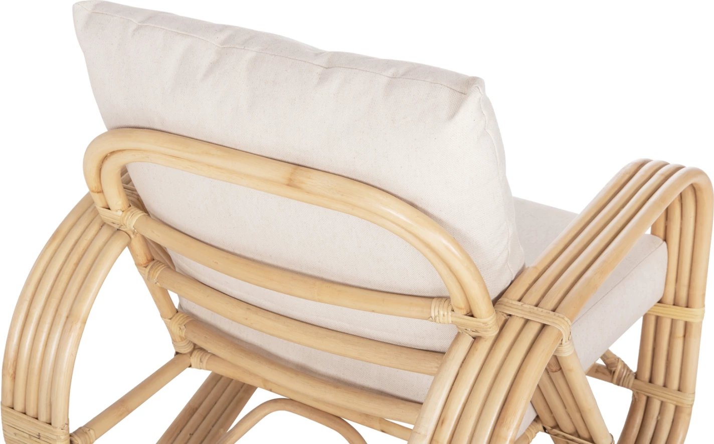 Karrige Baroness FH9813, natyrale, jastëk të bardhë, 81x90x92H cm