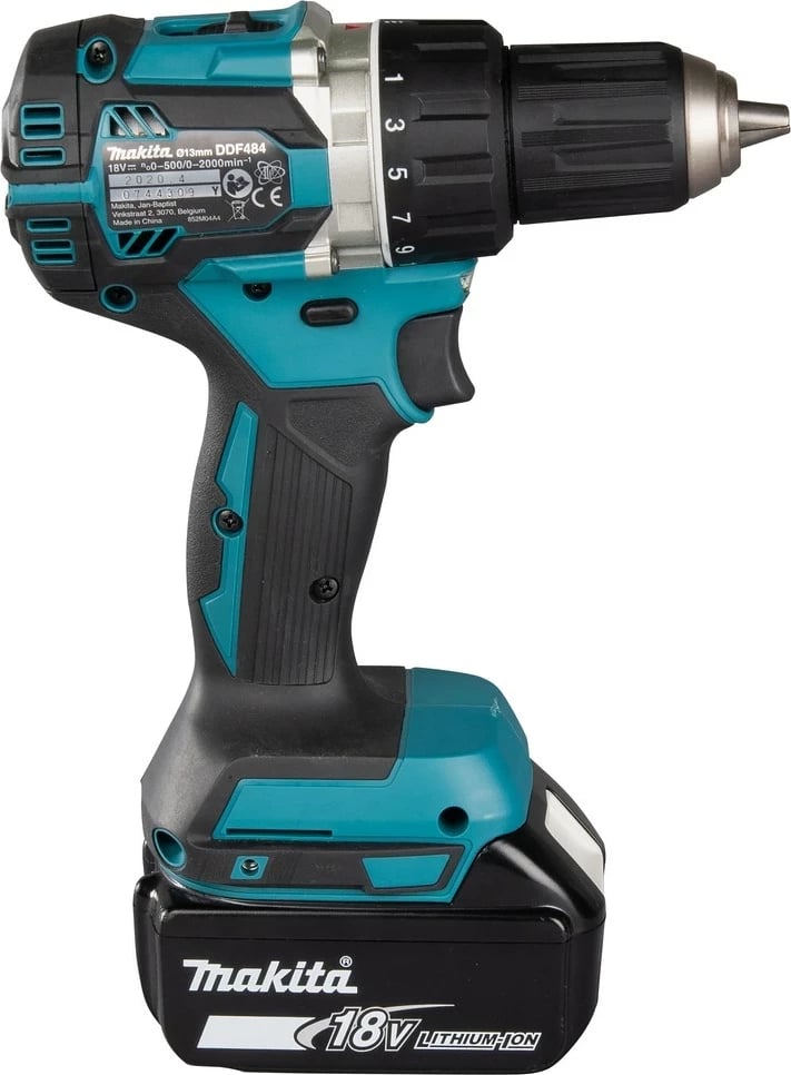 Makita DDF484RFJ, 2000 RPM, 1.8 kg, Zi, Blu Makita DDF484RFJ, 2000 RPM, 1.8 kg, Zi, Blu