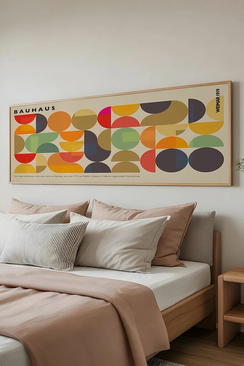 Pikturë dekorative me kornizë, shumëngjyrëshe, Wallity, Artsmdfyty4-50120, 50x120cm