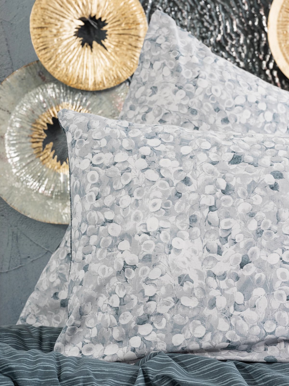 Set mbulesë për jorgan njëpersonësh, ngjyrë antracit, Molly