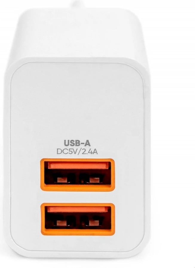 Karikues rrjeti Digitus DA-10061, 2x USB-A, 15.5W, Bardhë