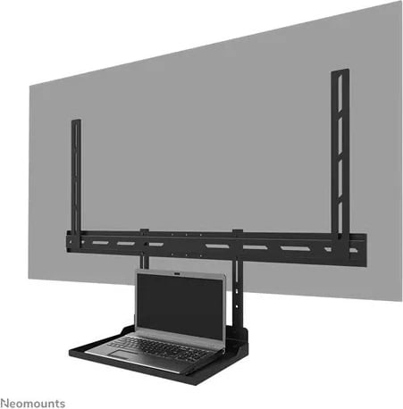 Raft laptopi, Neomounts AV45-500BL, kompatibil VESA 200x200–800x600, për ekrane 43–110", ngarkesë 2.5 kg, i rregullueshëm, zi