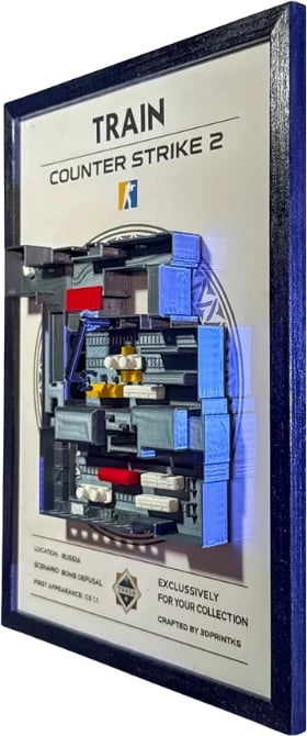 Kornizë CS2/CS:GO - 3D Map Train