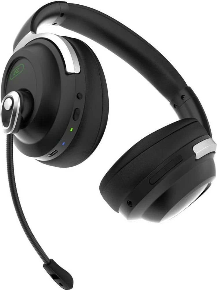 Kufje AceZone A-Spire, ANC, Bluetooth, 35 orë, e zezë-argjend