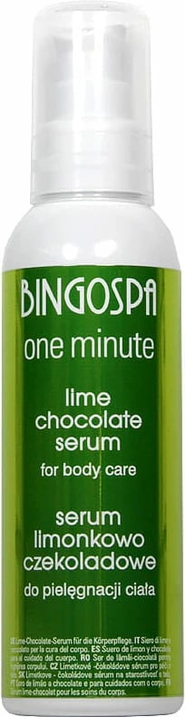 Serum për trup BingoSpa One Minute Lime-Chocolate për femra, 135g