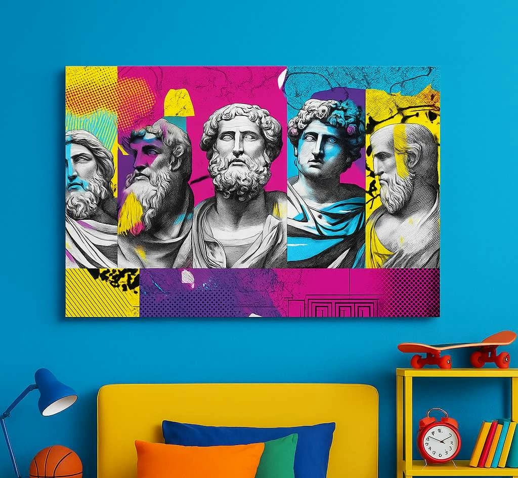 Pikturë dekorative në kanavacë, shumëngjyrëshe, Wallity, Hm_Cnvs26-13, 70x100cm