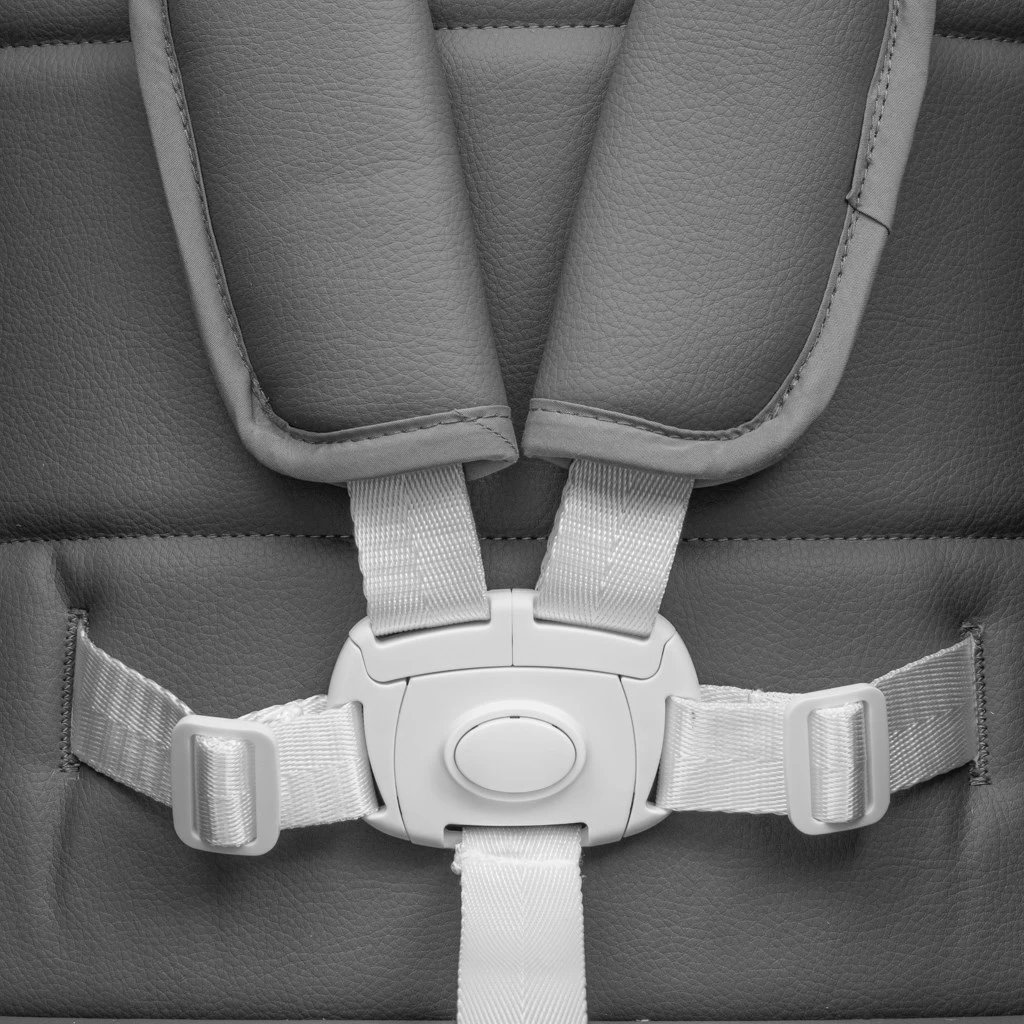 Karrige e lartë 2‑në‑1 me luhatëse, New Baby SMART, me timer dhe detektor lëvizjeje, telekomandë, 5 shpejtësi, 12 melodi, deri 15 kg, gri