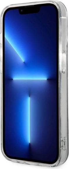 Mbështjellës Guess GUBPP14XH4EACSK me karikues wireless për iPhone 14 Pro Max 6.7", i zi, set