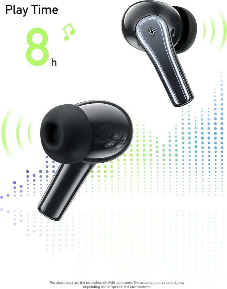 Kufje Me Bluetooth AWEI T62ENC (Zezë)