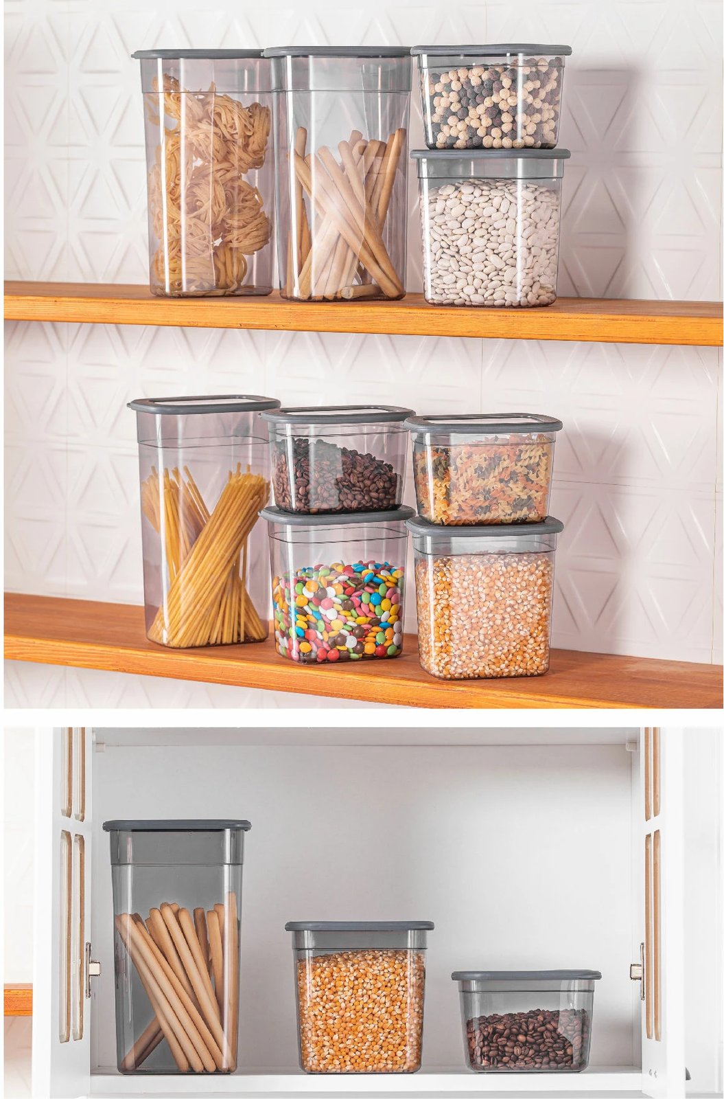 Set kuti për organizim (24 copë), Hermia Concept, BNMPOLYAR24-13232, ngjyrë antracit