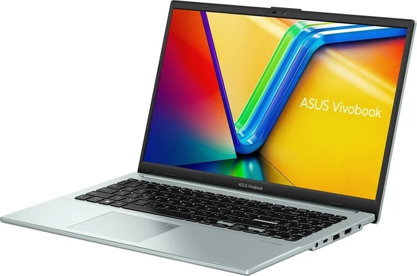 Laptop ASUS Vivobook Go 15 E1504GA-WS34, Intel Core i3, 8 GB RAM, 256 GB SSD, Gjelbër, Gri