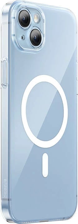 Mbështjellës Baseus Crystal Series me magnet për iPhone 14 Plus + xham i temperuar, transparent