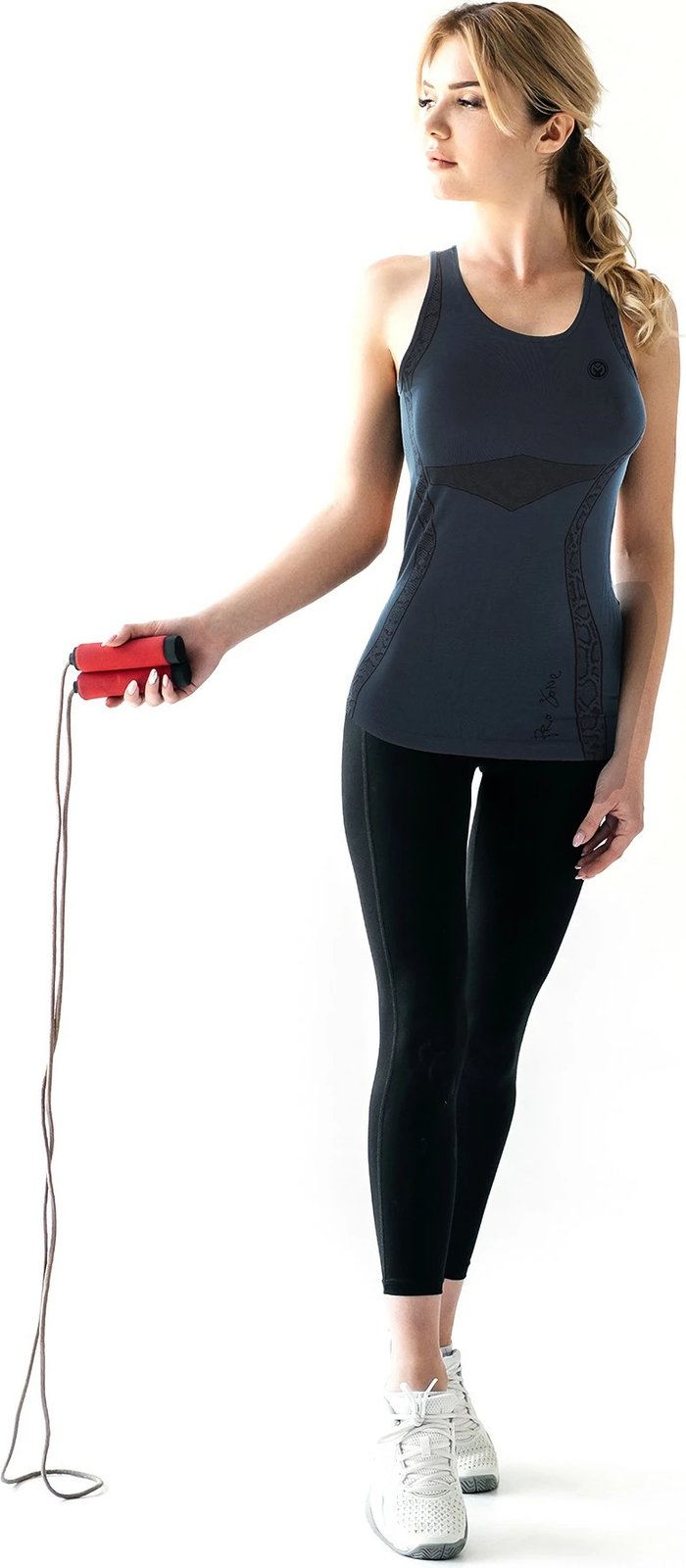 Bluzë sportive për gra, ngjyrë e kaltër e errët, Jumeon, 001-001360, M/L