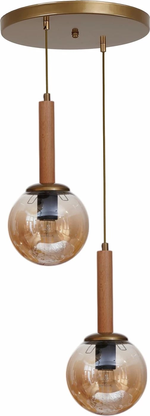 Llambë tavani Opviq, 9072-2, ngjyrë mjaltë, lis, ari