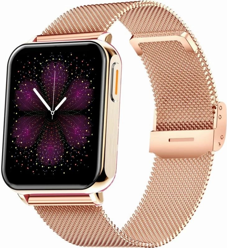 Smartwatch Gravity, rozë gold purple