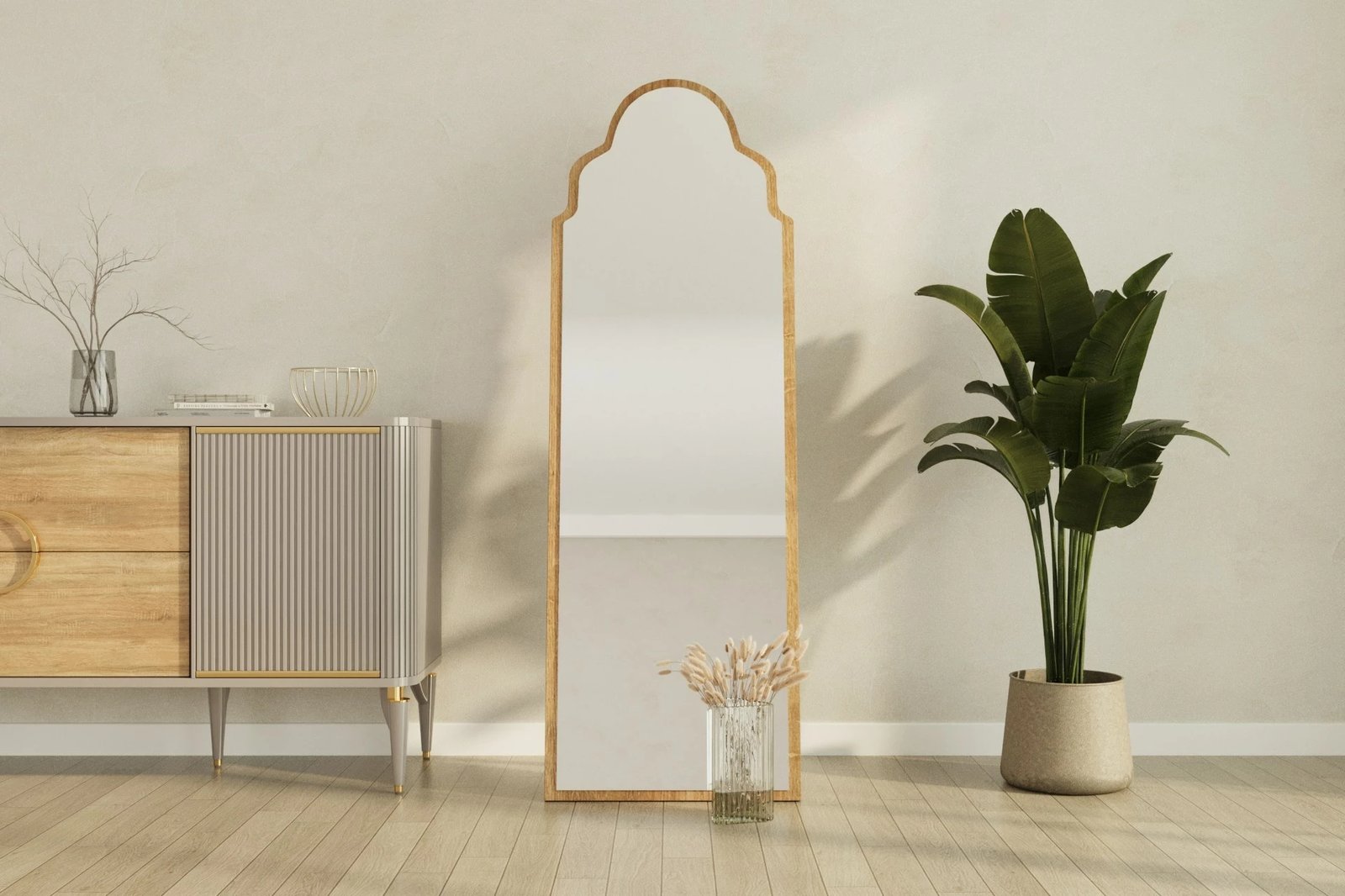 Pasqyrë Hanah Home, Şahmaran, ngjyrë lisi Sapphire