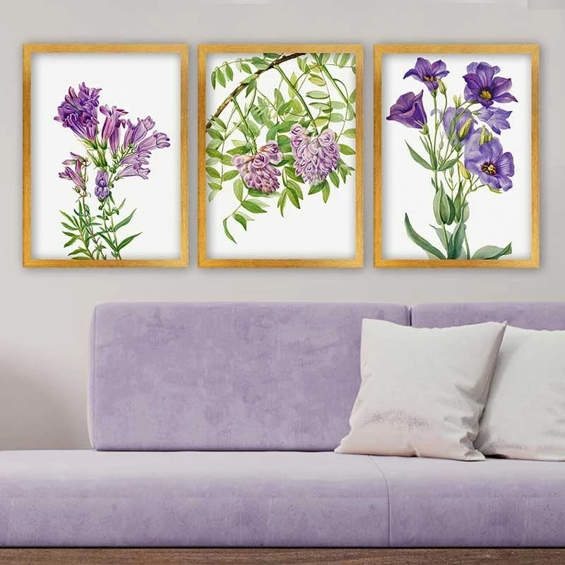 Pikturë dekorative me kornizë (3 copë), Wallity, 3AC_322613521_3545