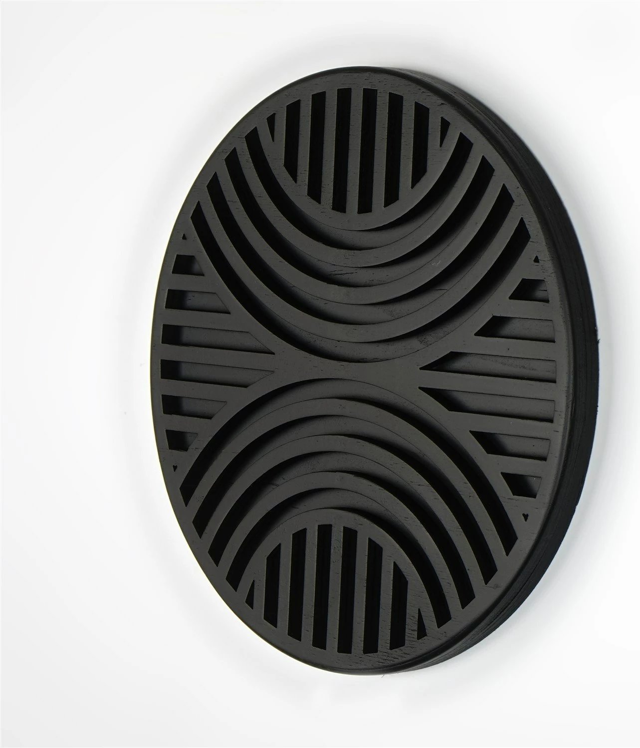 Aksesor dekorativ muri Wallity, ngjyrë e zezë, ART140, 33x33x2cm