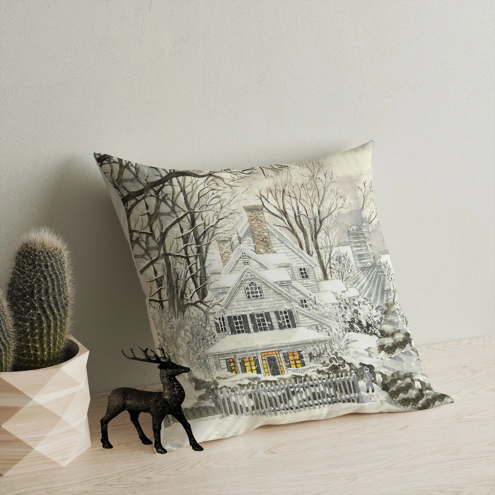 Jastëk dekorativ Aberto Design, A13039, shumëngjyrësh