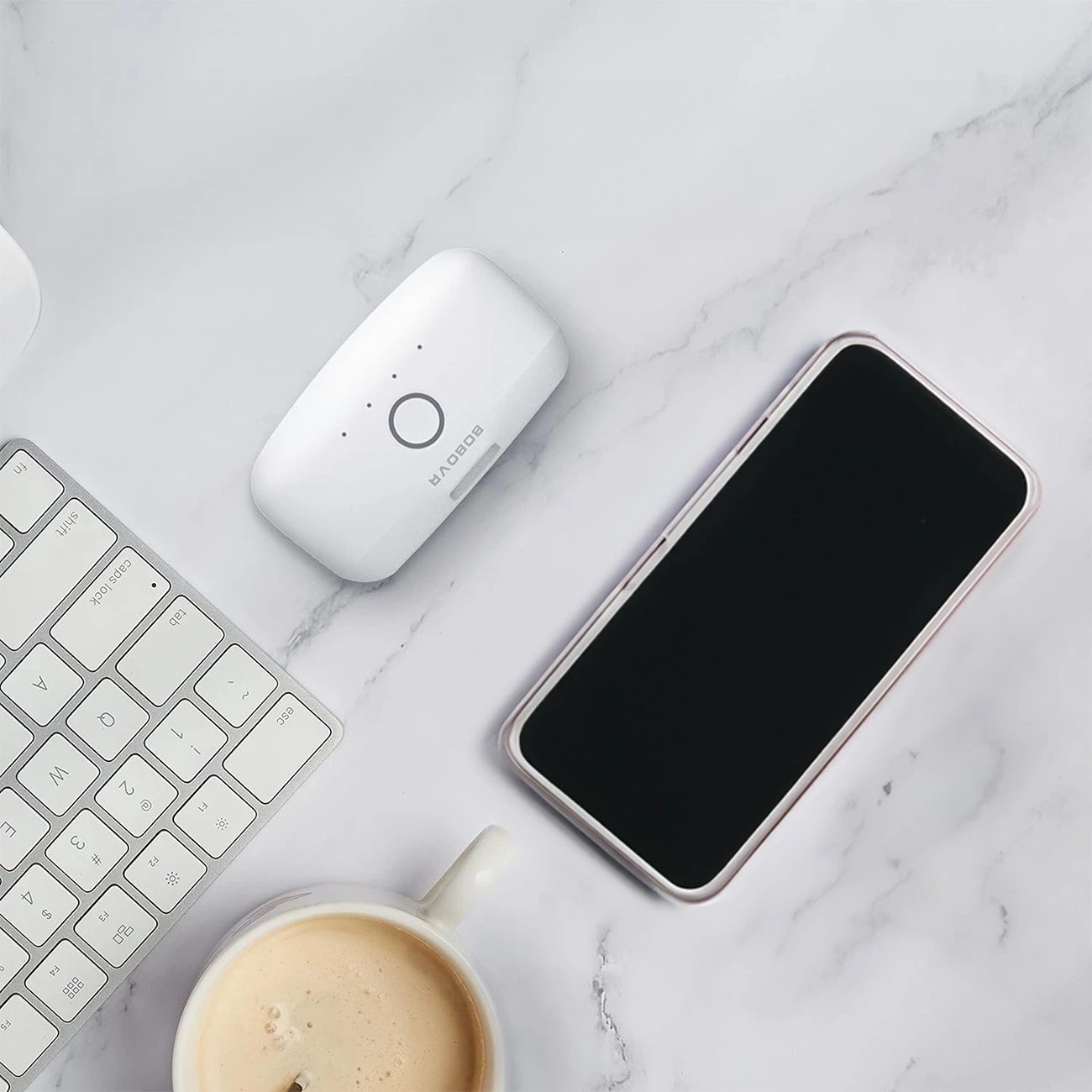 Bateri e jashtme BoboVR B2, 5200 mAh, për rripa BoboVR M1/M2/M3, e bardhë