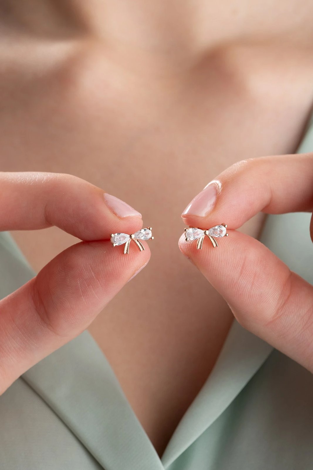 Vathë argjendi Jumeon, ngjyrë rozë ari dhe e bardhë, TRDYL303