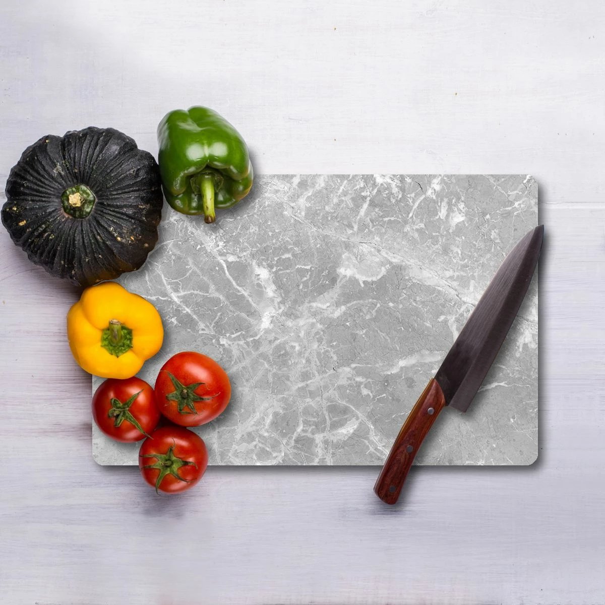 Dërrasë prerëse Hermia, qelq i temperuar, shumëngjyrëshe, 30x40cm Dërrasë prerëse Hermia, qelq i temperuar, shumëngjyrëshe, 30x40cm