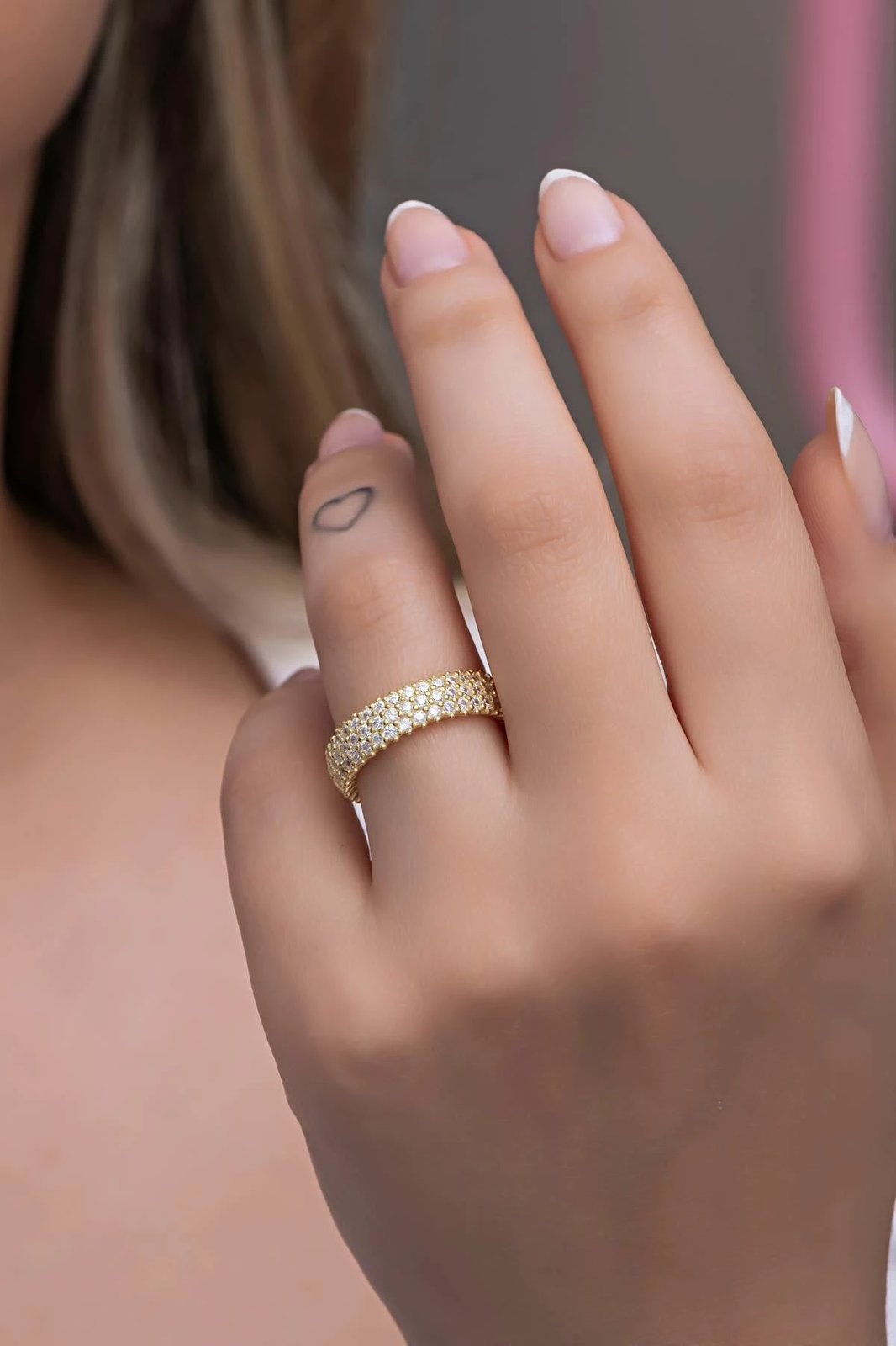 Unazë argjendi ngjyrë ari, Jumeon, NRZ999174-15