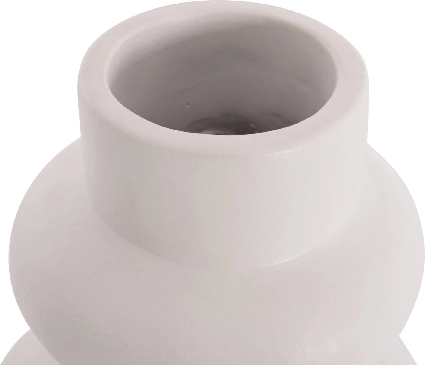 Vazo dekorative tavoline LEMA, terrakotë e bardhë, FH4664.02M, 22x29cm Vazo dekorative tavoline LEMA, terrakotë e bardhë, FH4664.02M, 22x29cm