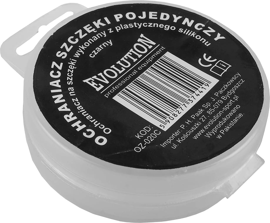 Mbrojtëse nofulle Evolution për sporte luftarake, e zezë