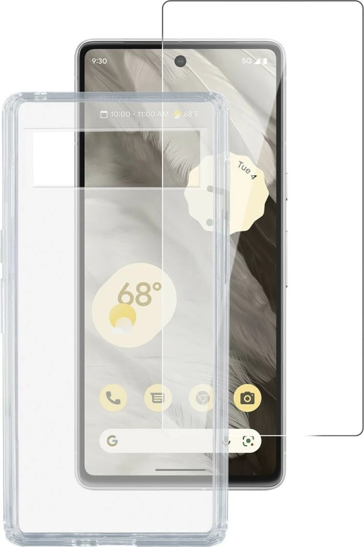 Mbështjellës 4smarts 540685, Google Pixel 8 Pro, 17 cm (6.7''), Transparent
