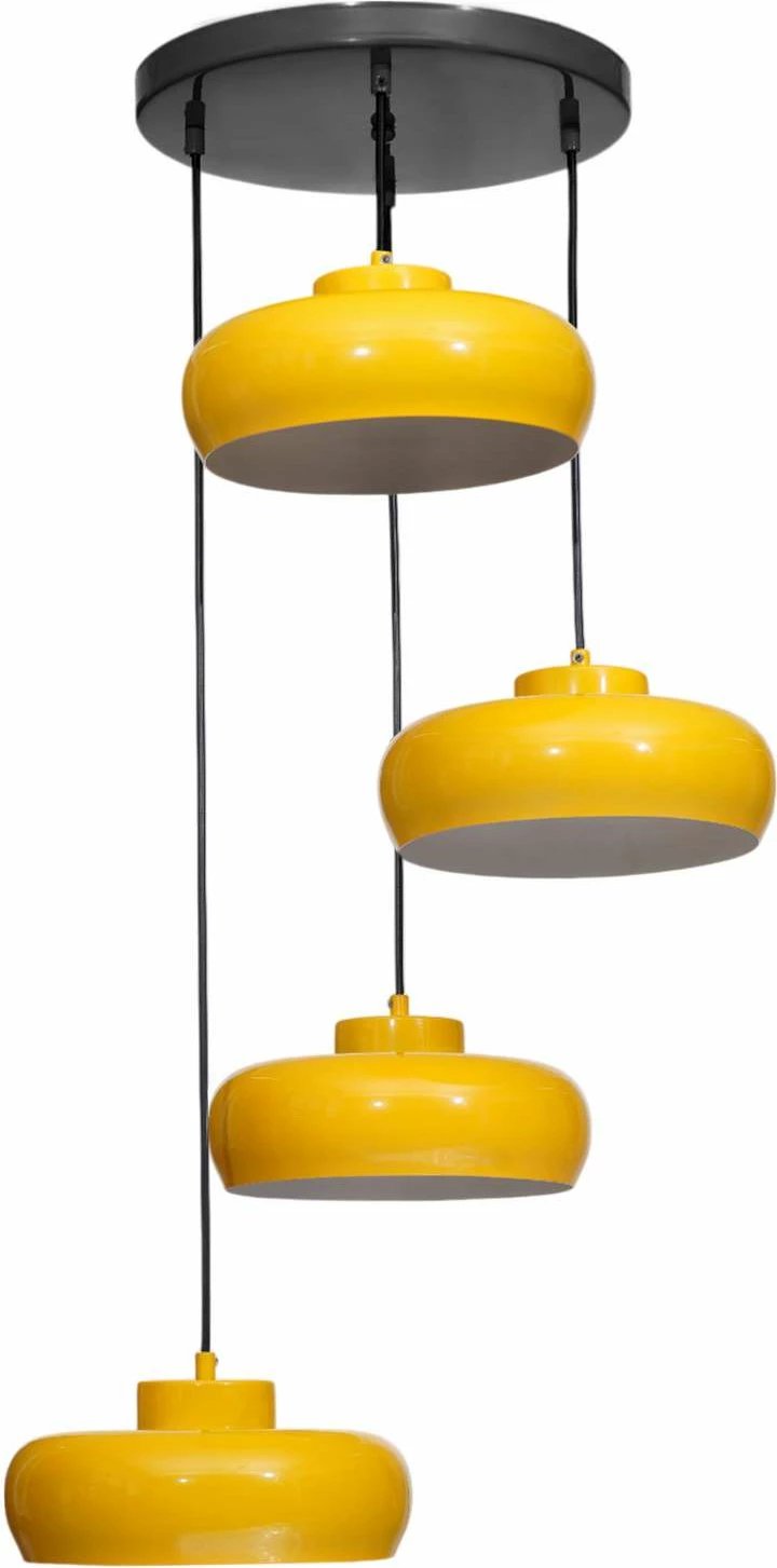 Llambë tavani Opviq, 9033-4, ngjyrë mustard dhe e zezë Llambë tavani Opviq, 9033-4, ngjyrë mustard dhe e zezë