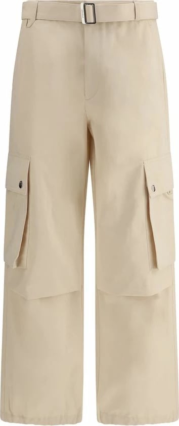 Pantallona cargo Jacquemus, për meshkuj, bezhë