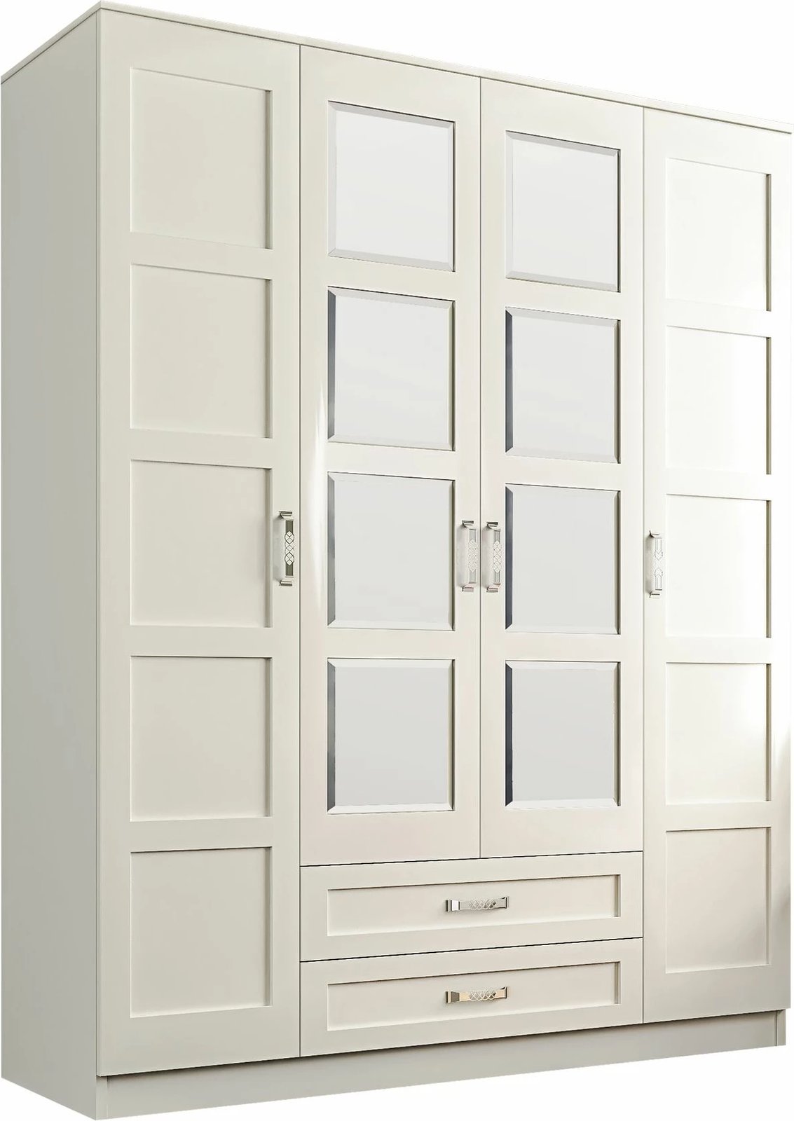 Dollap Skye Decor, Rb-051, ngjyrë e bardhë mat