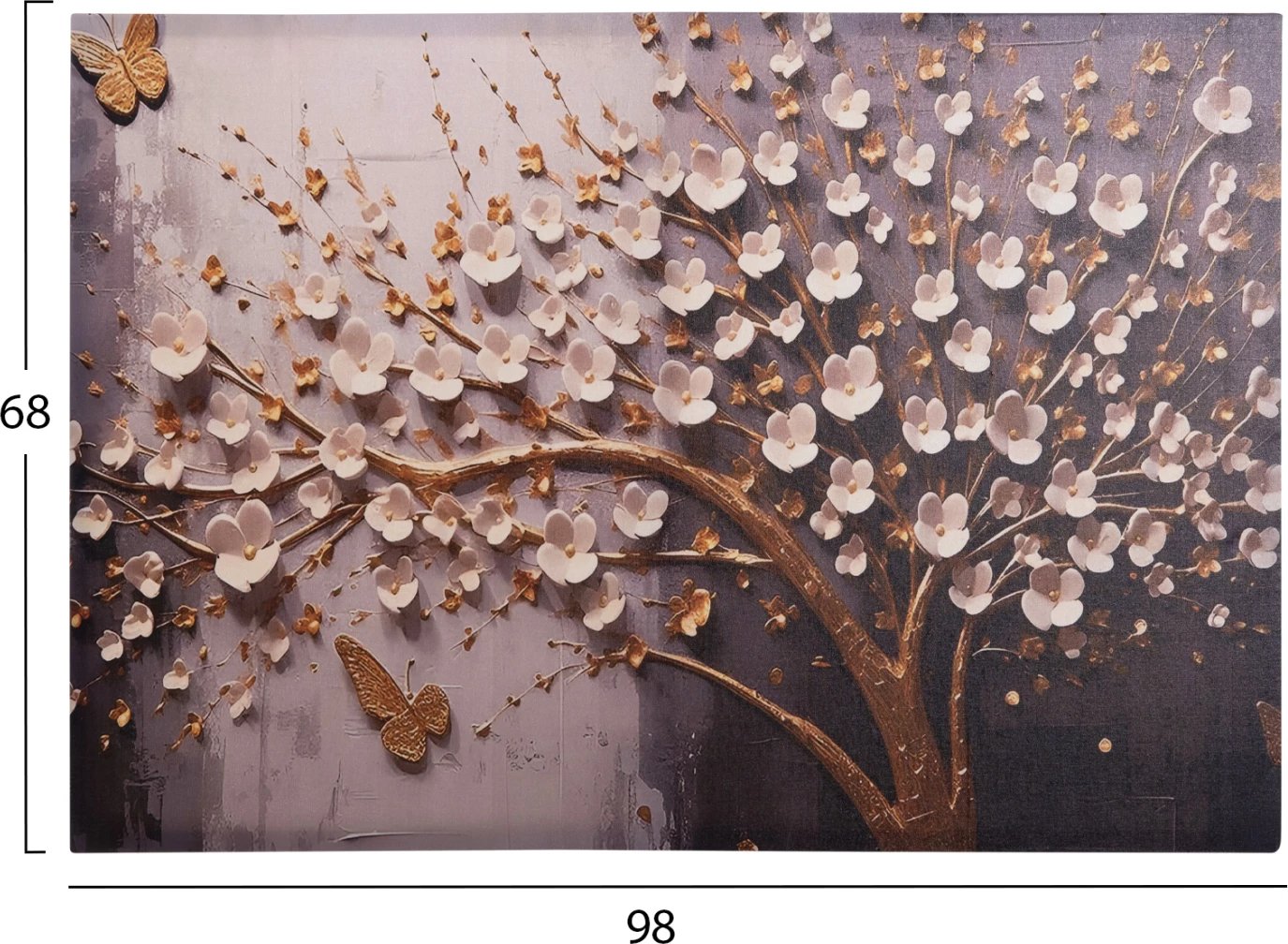 Pikturë muri GOBI FH4863, kanavacë e printuar, 98x2.5x68cm