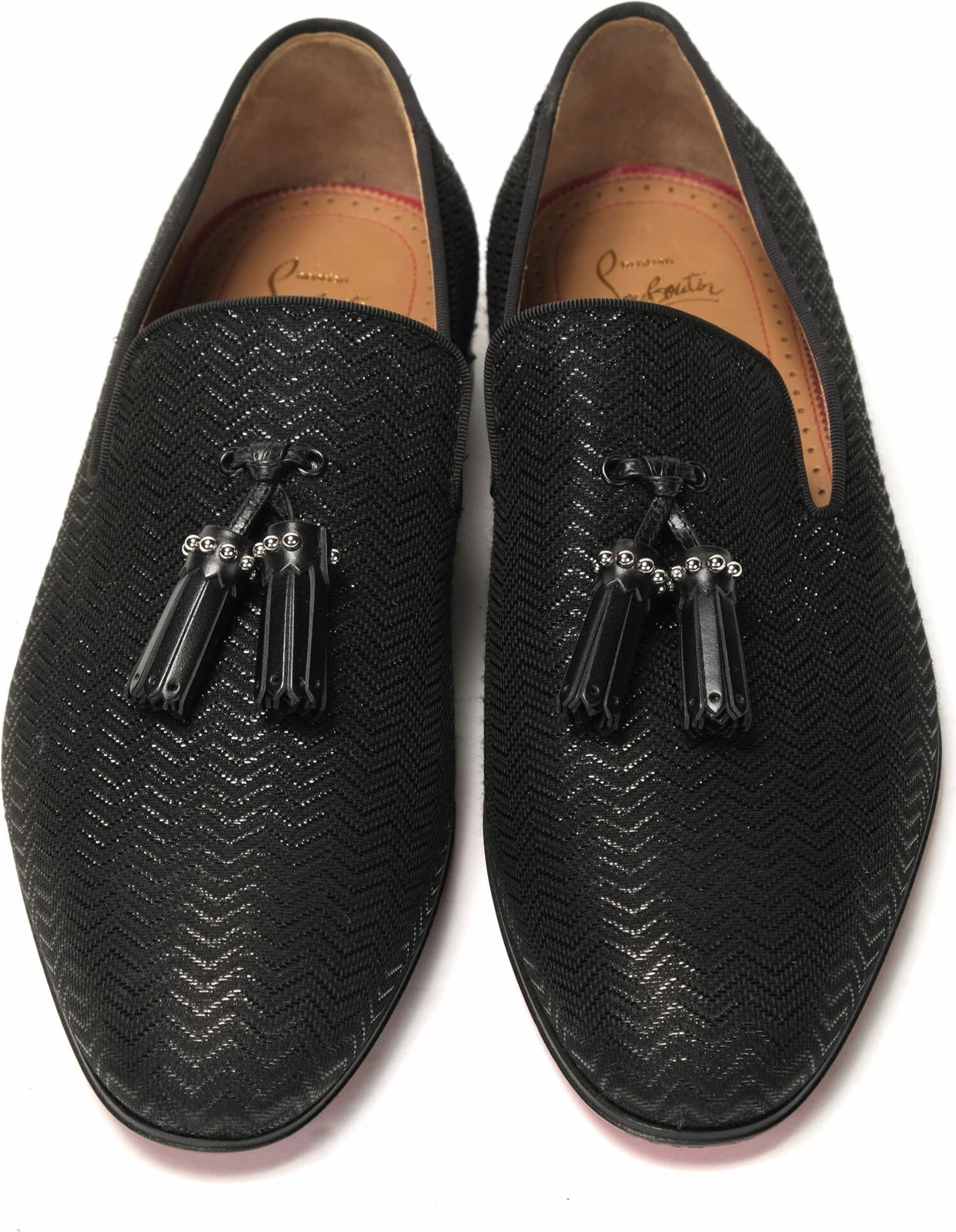 Black Marpyramidetassel Flat Shoes