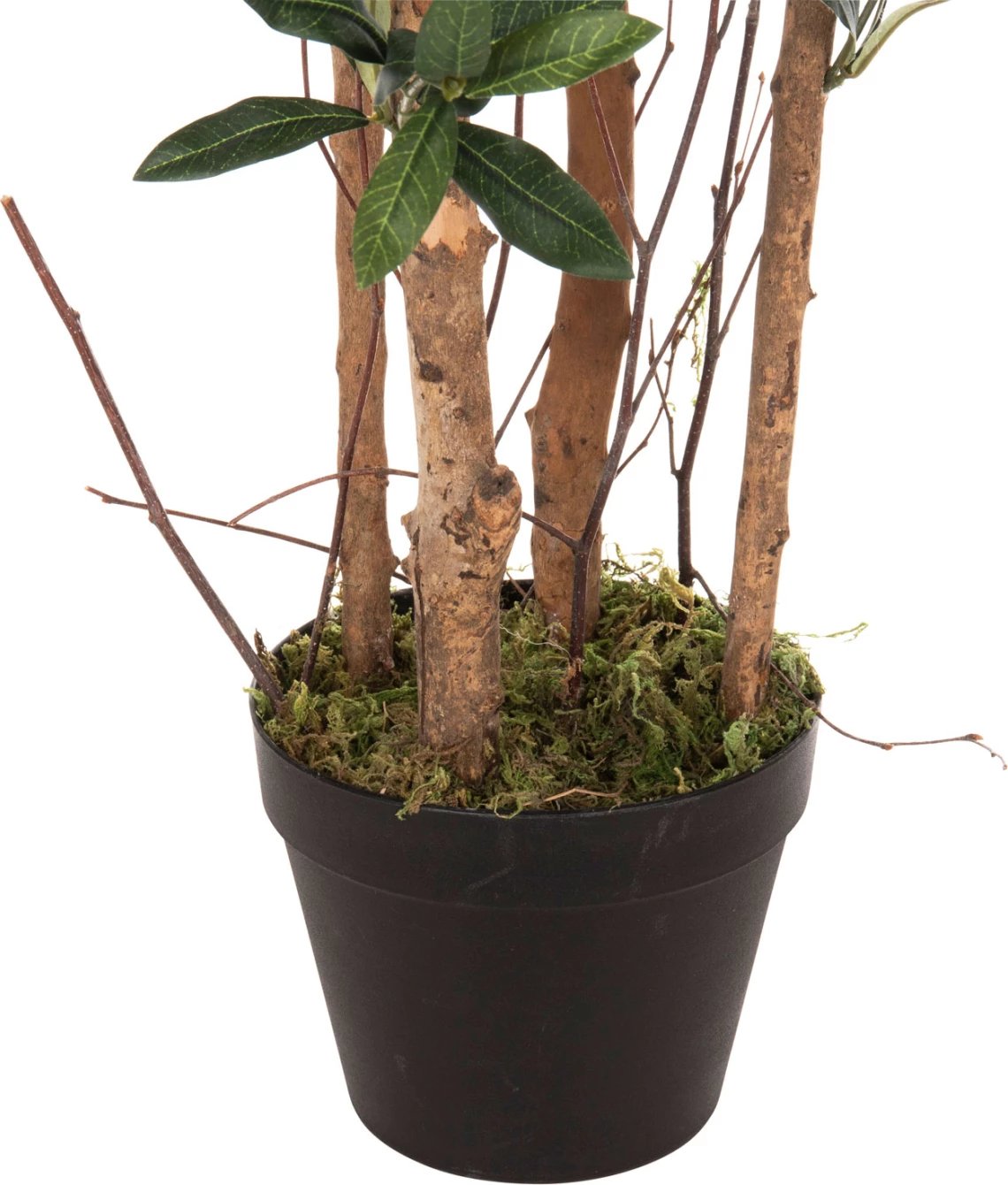 Bimë sintetike dekorative, pema e ullirit në vazo, FH4007, 96H cm