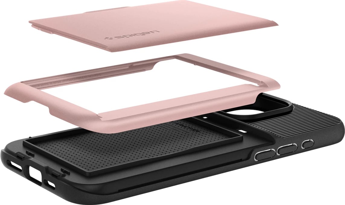 Mbështjellës Spigen Slim Armor CS për iPhone 15 Pro, Rozë