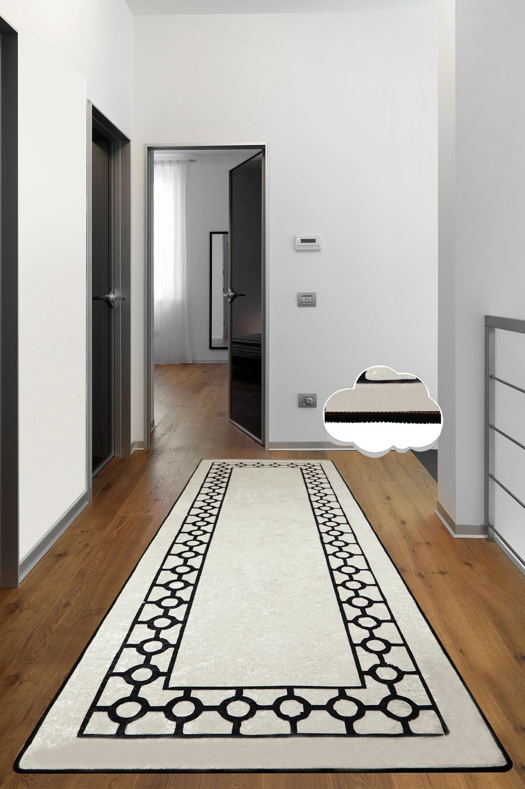 Qilim korridori, ngjyrë ecru, Conceptum Hypnose, Bague, 80x300cm