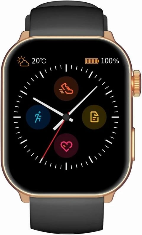 Smartwatch për femra Gravity, rozë e zezë