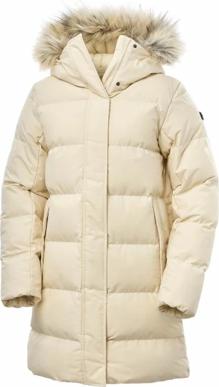 Pallto Helly Hansen për femra, ngjyrë krem
